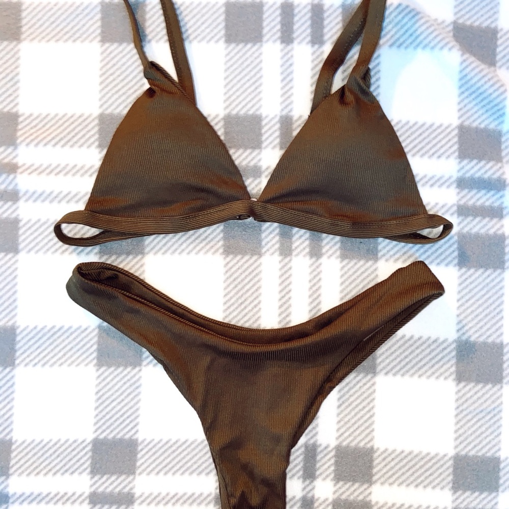 Army Green Bikini Set